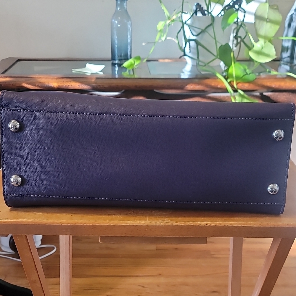 Michael Kors Dark Purple Shoulder Bag - Picture 7 of 16